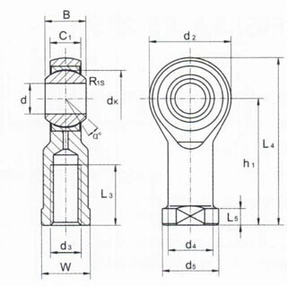 SI. Конец штанги серии T/K, конец SI5 T/K Китая штанги, SI6T/K, SI8 T/K, SI10 T/K, SI10-1 T/K